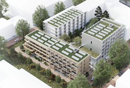 Nieuwbouw 195 + 9 appartementen en woningen Strandeiland IJburg