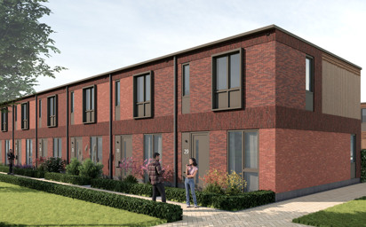 Nieuwbouw 42 woningen geWOONhout Sneek