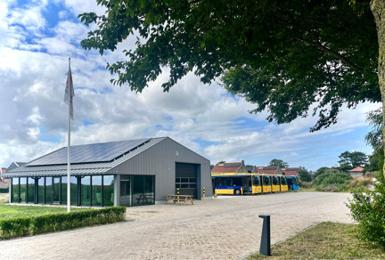 Nieuwbouw busremise Schiermonnikoog