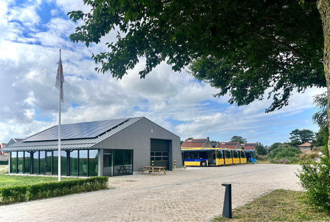 Nieuwbouw busremise Schiermonnikoog