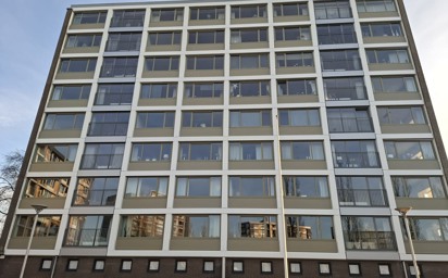 Vernieuwen gevel Baenseinflat Leeuwarden