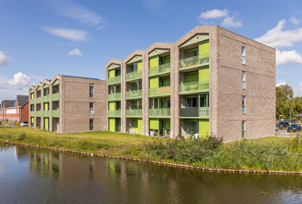 Nieuwbouw 28 appartementen Het Perk Sneek