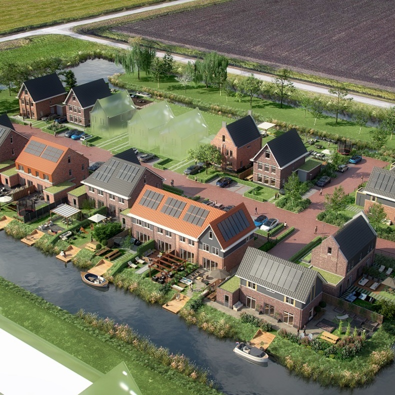 Nieuwbouw 21 woningen Zuid-Scharwoude
