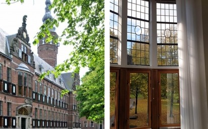 Isolerende achterzetbeglazing provinciehuis Groningen