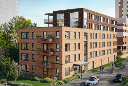 27 appartementen Aldlânsdyk Leeuwarden