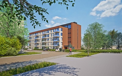 Nieuwbouw 39 appartementen Badweg Leeuwarden