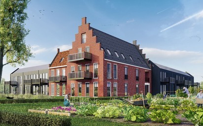 Nieuwbouw 19 appartementen Burmaniastate Stiens