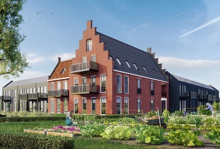 Nieuwbouw 19 appartementen Burmaniastate Stiens