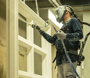 Prefab beton met ingebouwde kozijnen